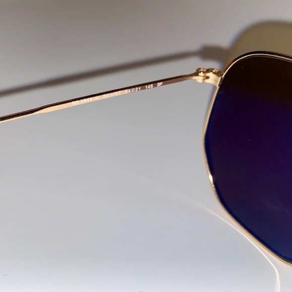 Ray-Ban Hexagonal 54mm Brown Gradient Polarized Sunglasses - Picture 12 of 12